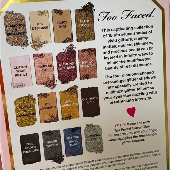 Too Faced Pretty Rich Diamond Eye Shadow Palette - Picture 9 of 9